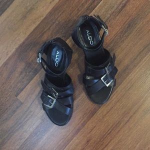 Aldo Black Sandals